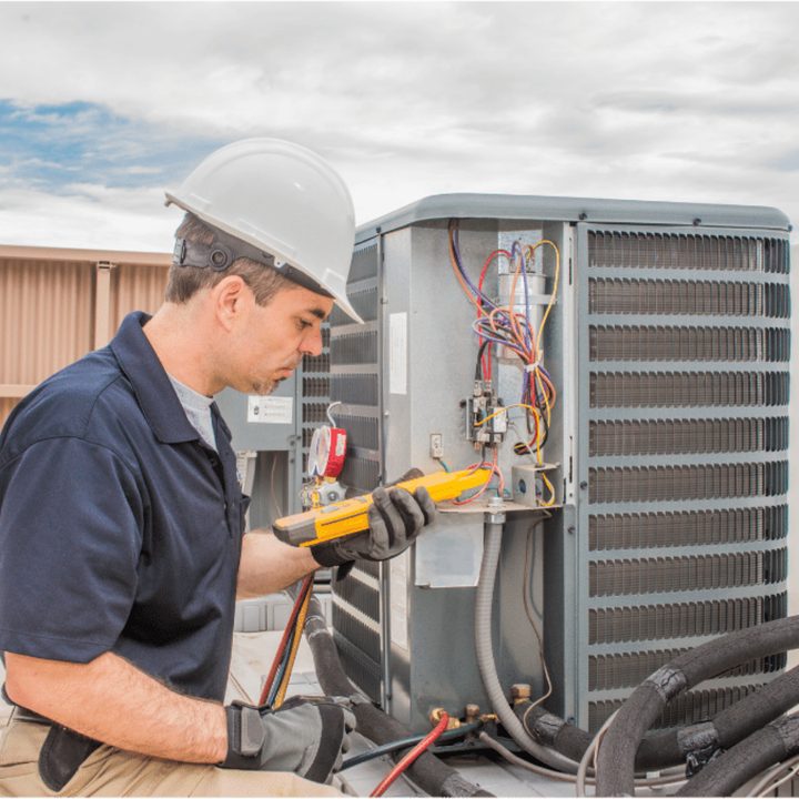 Chatham-Kent Duct Cleaning certified duct cleaning technician on a service call in Chatham-Kent, Ontario